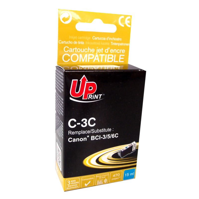 UPrint C-3C C CARTOUCHE COMPATIBLE AVEC CANON BCI-3 BCI-6