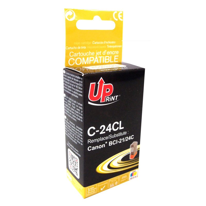 UPrint C-24CL CL CARTOUCHE COMPATIBLE AVEC CANON BCI-21 / BCI-24