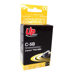 UPRINT CARTOUCHE COMPATIBLE CANON PGI5-REMPLACE 0628B001 NOIR