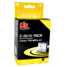 UPRINT PACK 2 CARTOUCHES REMANUFACTUREES CANON PG40/CL41-REMPLACE 0615