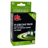UPRINT PACK 2 CARTOUCHES REMANUFACTUREES HP 338/343-REMPLACE C8765EE/C