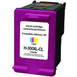 UPRINT CARTOUCHE REMANUFACTUREE HP N°300XL-REMPLACE CC644EE COULEUR