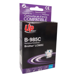 UPRINT CARTOUCHE COMPATIBLE BROTHER LC985 CYAN