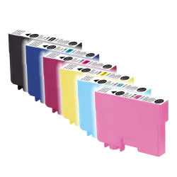 UPRINT PACK 6 CARTOUCHES COMPATIBLE EPSON T0807-REMPLACE C13T08064011