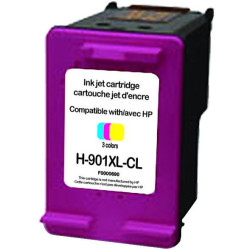 UPRINT CARTOUCHE REMANUFACTUREE HP N°901XL-REMPLACE CC656A COULEUR