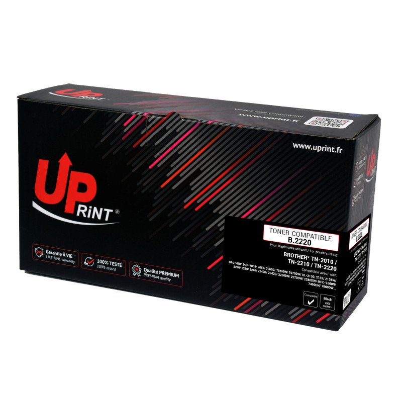 UPRINT TONER COMPATIBLE BROTHER 2220-REMPLACE TN2220/2210/2010