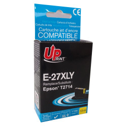 UPRINT CARTOUCHE COMPATIBLE EPSON 27XL-REMPLACE T2714 JAUNE
