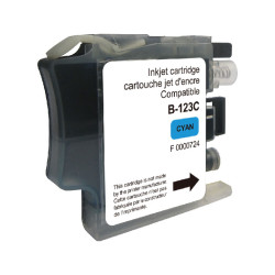 UPRINT CARTOUCHE COMPATIBLE BROTHER LC123 CYAN