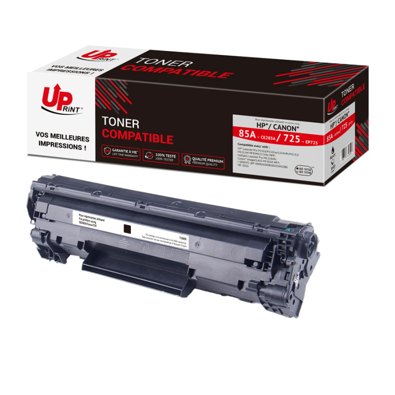 UPRINT TONER COMPATIBLE HP/CANON 85A/725-REMPLACE CE285A/EP725 NOIR