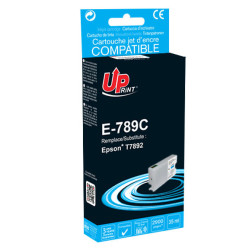 UPRINT CARTOUCHE COMPATIBLE EPSON T789XL-REMPLACE C13T789240 CYAN