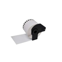 RUBAN BROTHER DK-22205 CONTINUOUS LENGHT PAPER TAPE-BLACK ON WHITE
