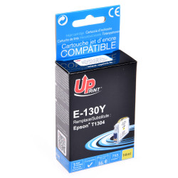 UPRINT CARTOUCHE COMPATIBLE EPSON T1304-REMPLACE C13T13044011 JAUNE