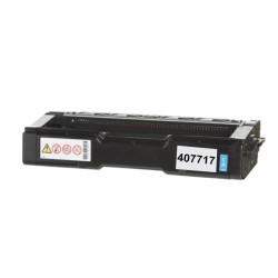 TONER REMANUFACTURE RICOH SP C252X-REMPLACE 407717 CYAN