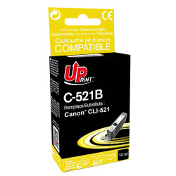 UPRINT CARTOUCHE REMANUFACTUREE CANON CLI521-REMPLACE 2933B008 NOIR
