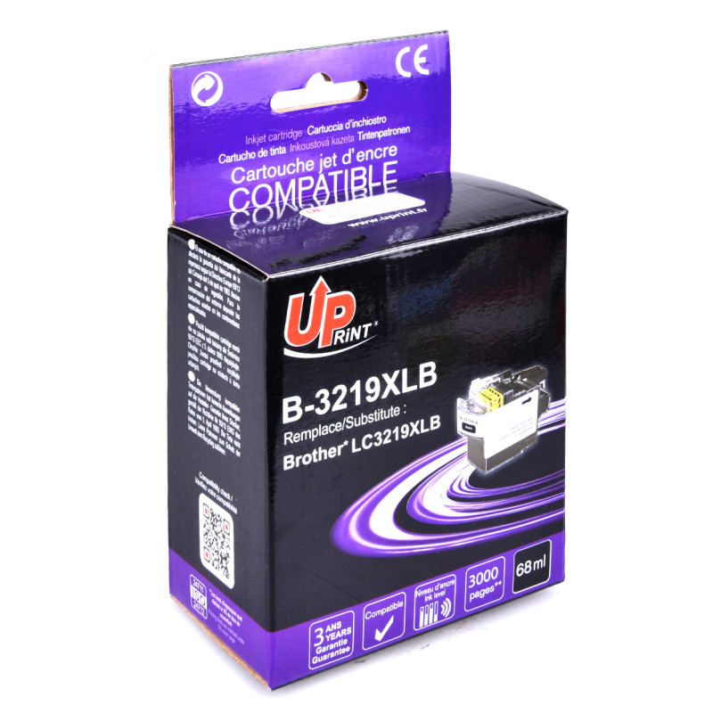 UPRINT CARTOUCHE COMPATIBLE BROTHER LC3219XL NOIR