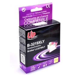 UPRINT CARTOUCHE COMPATIBLE BROTHER LC3219XL JAUNE