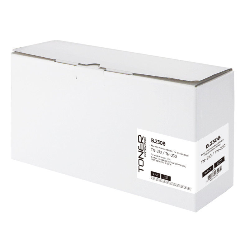 TONER COMPATIBLE BROTHER TN230BK-REMPLACE TN210/TN230 NOIR
