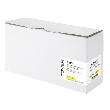 TONER COMPATIBLE BROTHER TN230Y-REMPLACE TN210/TN230 JAUNE