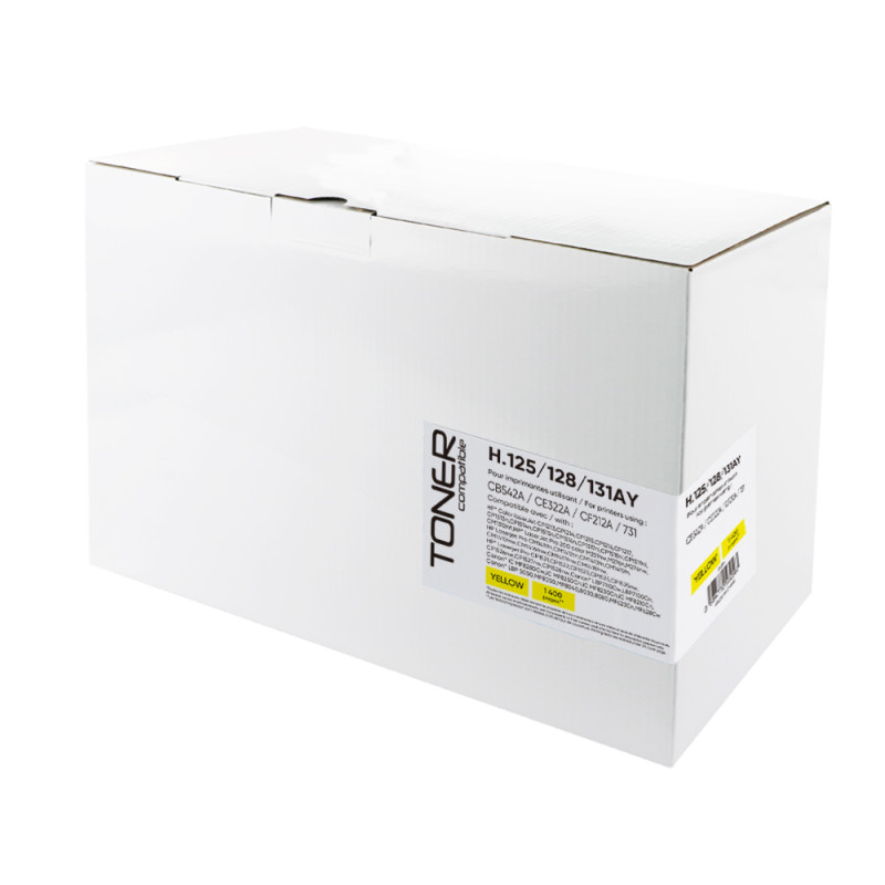 TONER COMPATIBLE HP/CANON 125A/128A/131A/731/716-REMPLACE CB542A/CE322