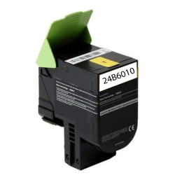TONER REMANUFACTURE LEXMARK 24B6010 JAUNE