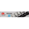 UP OFFICE-ANNEAUX PLASTIQUES 8 MM - BLANC - PACK DE 100