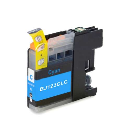 CARTOUCHE COMPATIBLE BROTHER LC123 CYAN