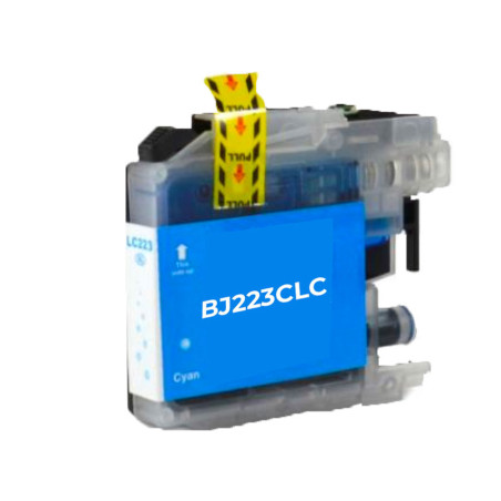 CARTOUCHE COMPATIBLE BROTHER LC223 CYAN