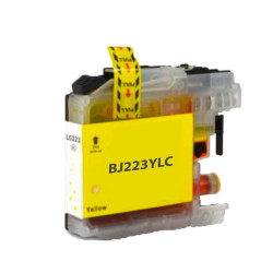 CARTOUCHE COMPATIBLE BROTHER LC223 JAUNE