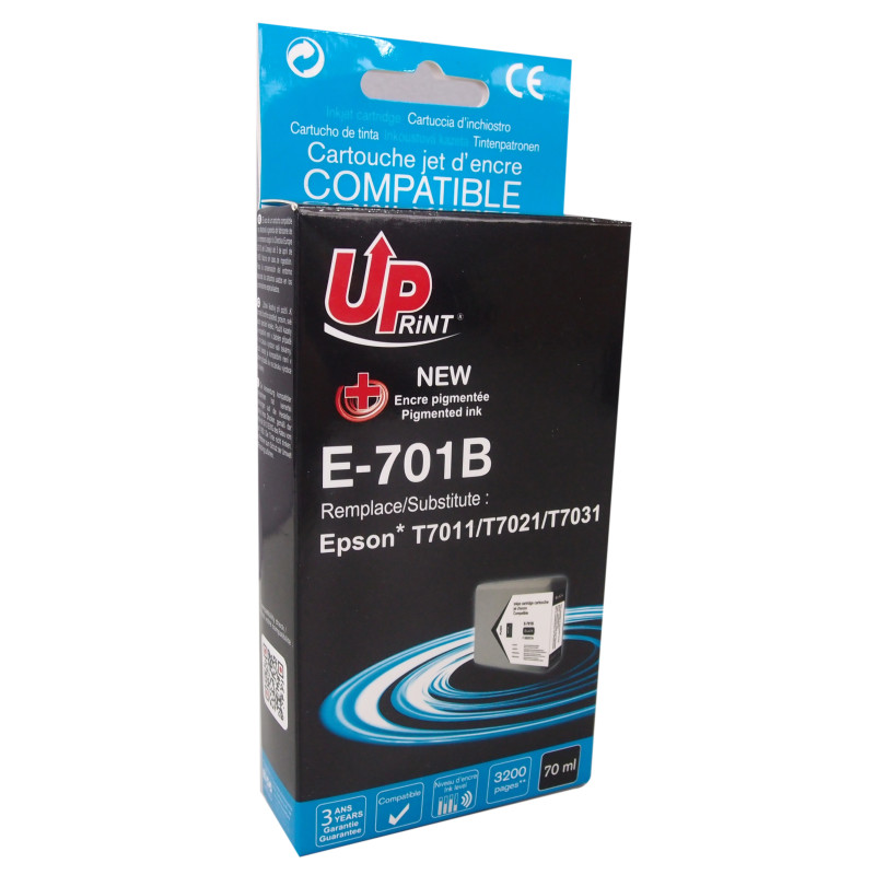 UPRINT CARTOUCHE COMPATIBLE EPSON T7011 - 7021 - 7031 BLACK