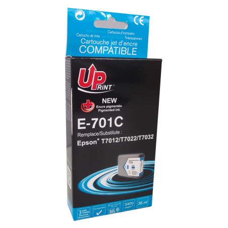 UPRINT CARTOUCHE COMPATIBLE EPSON T7012-7022-7032 CYAN