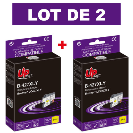 UPRINT CARTOUCHE COMPATIBLE BROTHER L22UXL-REMPLACE LC22U NOIR