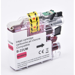 UPRINT CARTOUCHE COMPATIBLE BROTHER L22UXL-REMPLACE LC22U MAGENTA