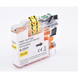 UPRINT CARTOUCHE COMPATIBLE BROTHER L22UXL-REMPLACE LC22U JAUNE