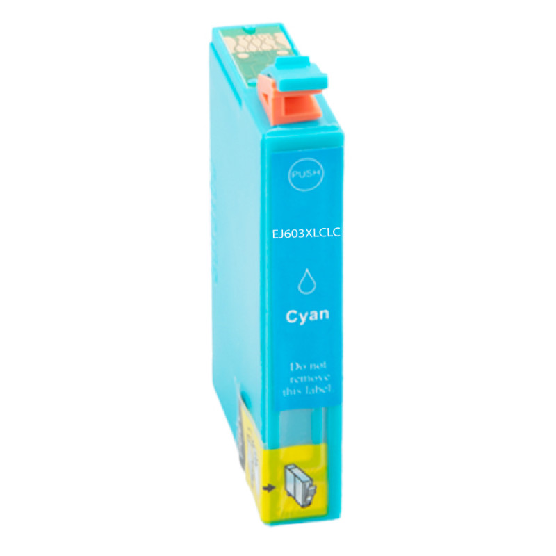 CARTOUCHE COMPATIBLE EPSON 603XL-REMPLACE C13T03A24010 CYAN