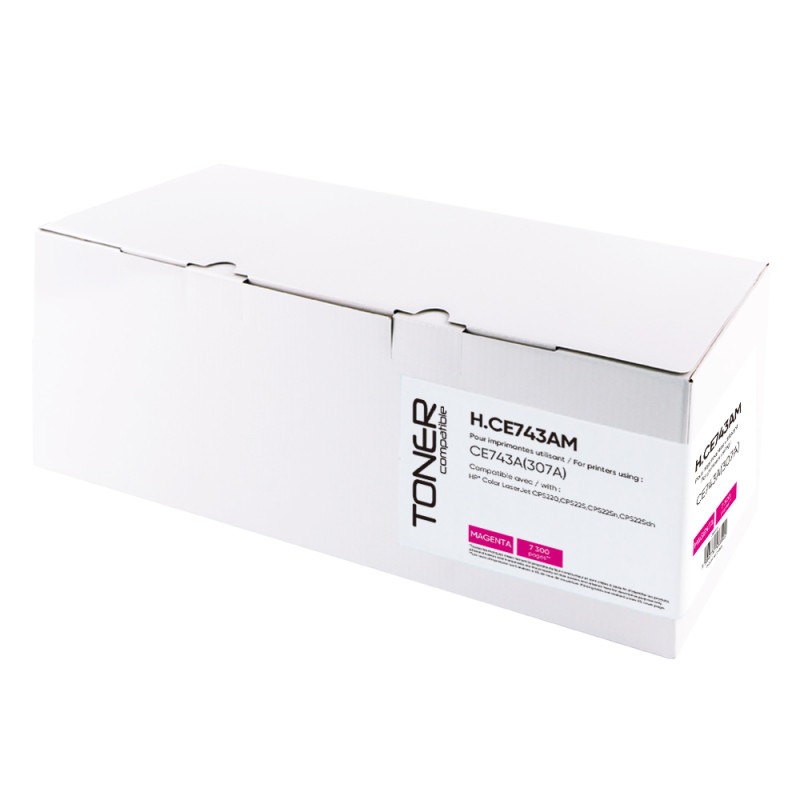 TONER REMANUFACTURE HP 307A-REMPLACE CE743A MAGENTA