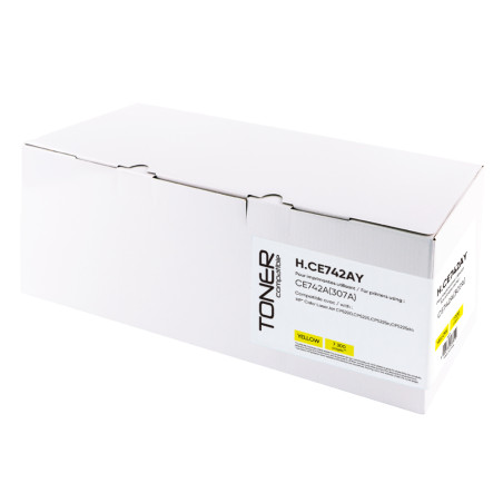 TONER REMANUFACTURE HP 307A-REMPLACE CE742A JAUNE