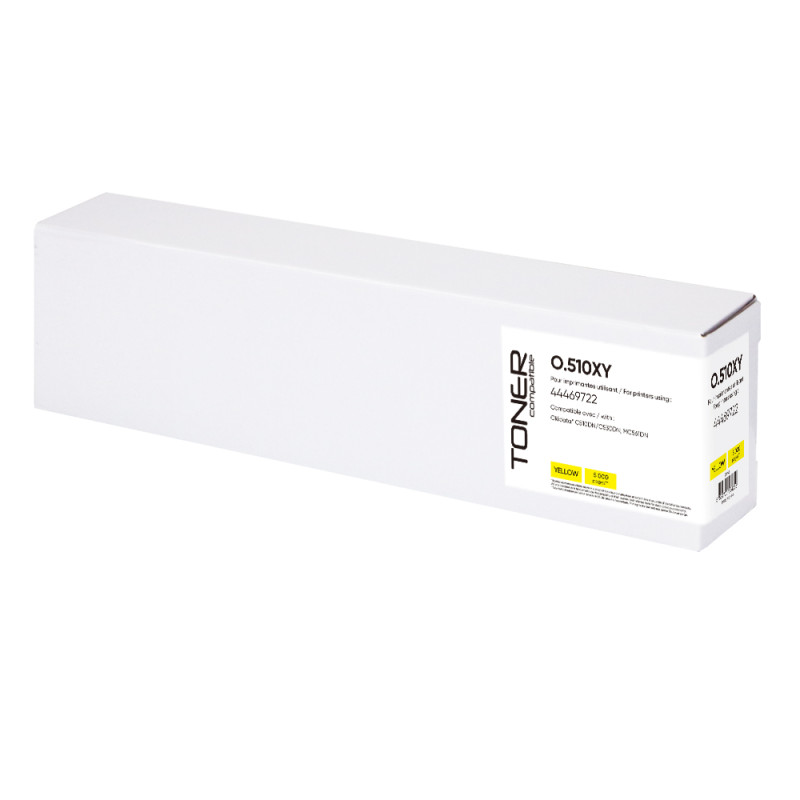 TONER COMPATIBLE OKI 510-REMPLACE 44469722 JAUNE